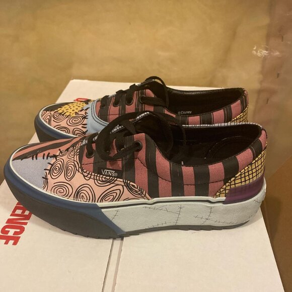 The Nightmare Before Christmas Sally Stitches Vans Mint - Picture 2 of 3